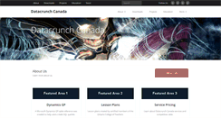 Desktop Screenshot of blog.datacrunch.ca