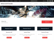 Tablet Screenshot of datacrunch.ca