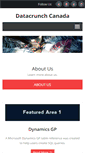 Mobile Screenshot of about.datacrunch.ca